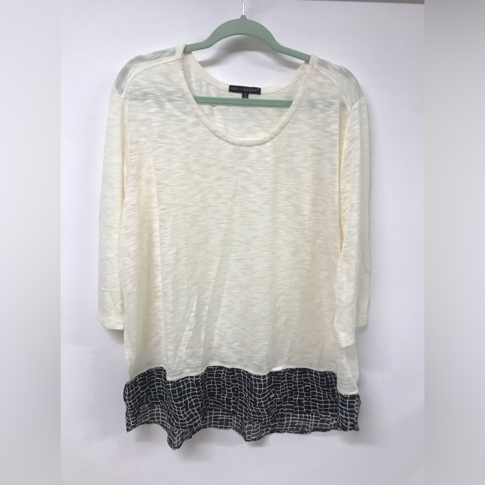 Women's 3/4 Sleeve Round Neck Long Top T Shirt Clothing Blouse Dress Top